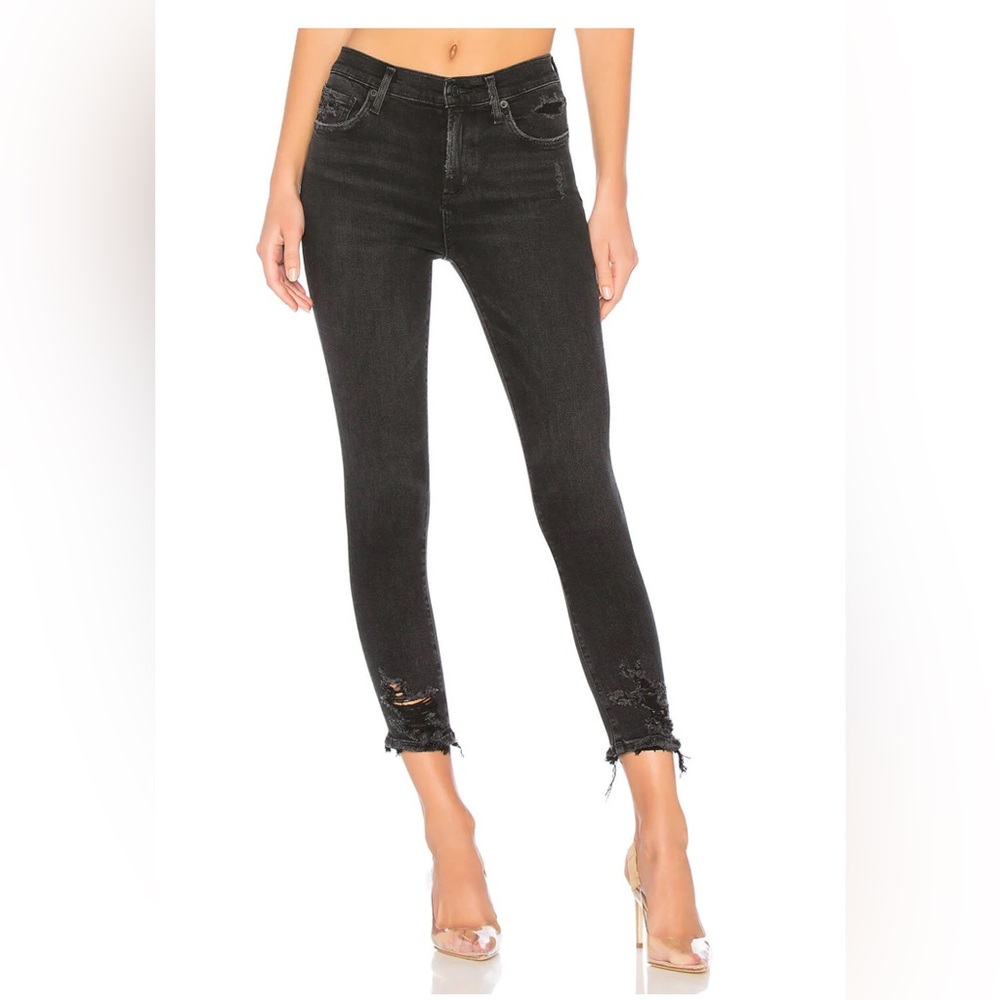 AGOLDE Sophie Hi Rise Skinny crop
